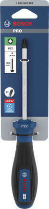 Bosch PRO Screwdriver PZ2 x 100 mm with S2 steel shaft.