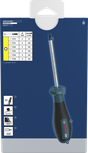 Bosch PRO Screwdriver Set TX with S2 shaft and anti roll-off handle.