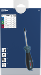 Bosch PRO Screwdriver Set PH/PZ/SL 6 pcs with S2 shaft.