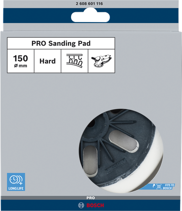 Bosch PRO Sanding Pad hard 150 mm.