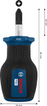 Bosch PRO Stubby PH2 x 25 mm screwdriver.