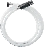 Bosch zelfaanzuigset accessoire met slang en connector.