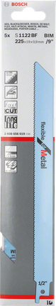 Bosch S 1122 BF Flexibel zaagblad voor metaalreciprozaag.