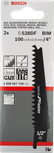 Bosch S 528 DF reciprozaagblad voor gips.