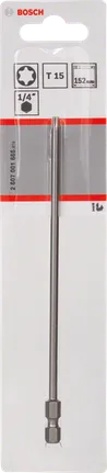 Bosch T15 1/4″ extra harde schroevendraaierbit.