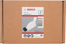 Bosch bodemplaat met handgreep en stofafvoer.