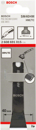 Bosch SM 40 HM schraperblad 40 mm voor het verwijderen van materialen.