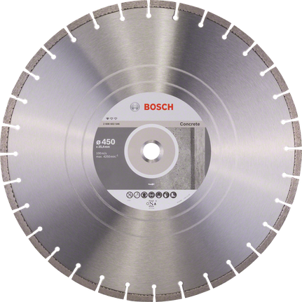 Bosch Standard for Concrete diamantdoorslijpschijf 450mm.
