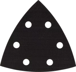 Bosch schuurplateau met zes stofafzuiggaten.