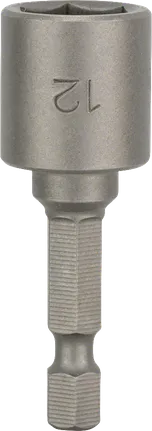 Bosch dopsleutel 12mm 1/4" zeskant schacht voor M7 draad.