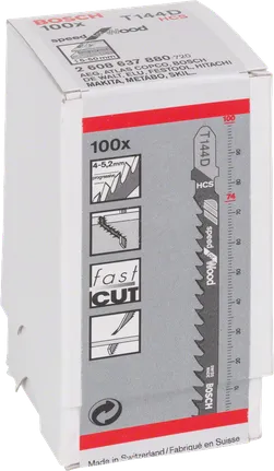 Bosch T 144 D decoupeerzaagblad 100x.