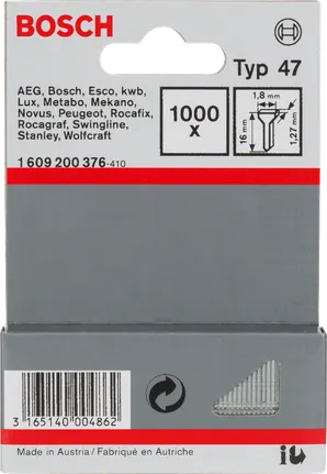 Bosch Typ 47 16mm 3/8″ spijkers.