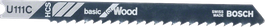U 111 C Basic for Wood decoupeerzaagblad