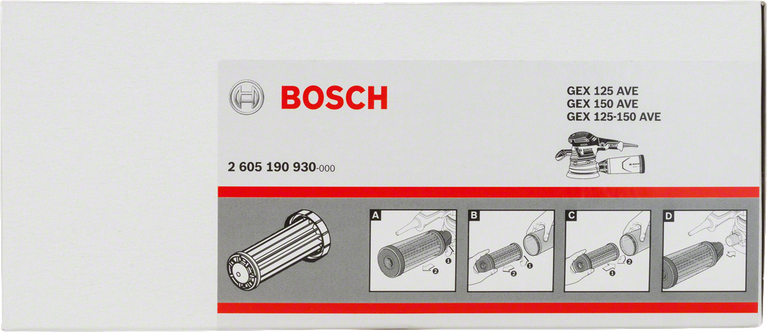 Bosch -filter voor GEX 125-150 AVE.