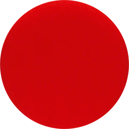 Bosch polijstspons met een diameter van 130 mm, rood.