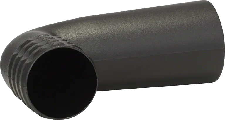 Bosch hoekverbinding van kunststof voor stofafzuiging.