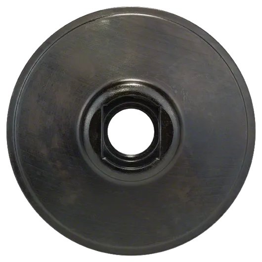 Bosch flens voor veilige bevestiging van polijstschijf.