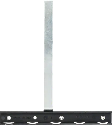 Bosch adapter met metalen stang voor het aansluiten van gereedschapsaccessoires.