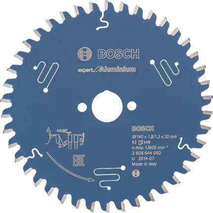Bosch Expert for Aluminium 140mm cirkelzaagblad.