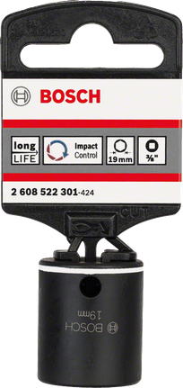 Bosch 19mm 3/8″ slagdop.