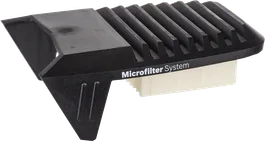 Bosch stofboxfilter met microfiltersysteem.
