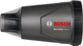 Bosch stofbox met microfiltersysteem, zwart.