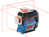Bosch GLL 3-80 C laserwaterpas, 360-gradenlijnen.