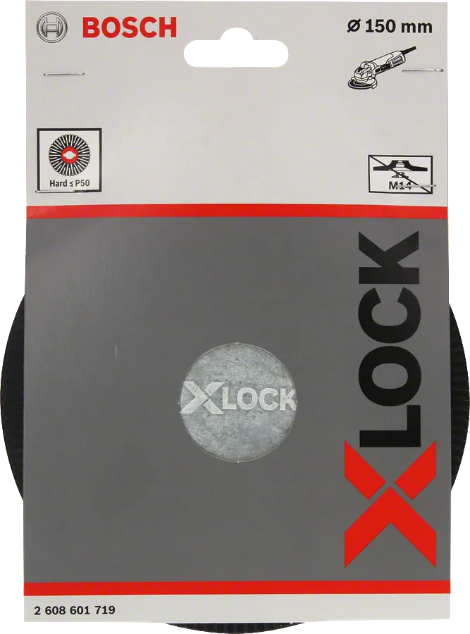 Bosch X-LOCK 150 mm harde steunschijf.