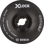 Bosch X-LOCK steunschijf 150 mm hard voor slijpmachines.
