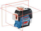 Bosch GLL 3-80 C laserwaterpas met 360° lijnen.