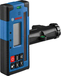 Bosch LR 60 laserontvanger met bevestigingsklem.