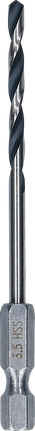 Bosch HSS PointTeQ Hexboor 3,5 mm voor snel boren.