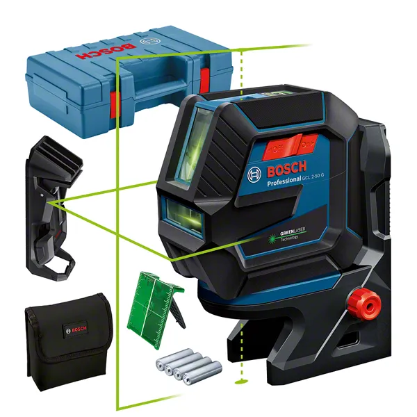 Bosch GCL 2-50 G laserwaterpas met groene laser.