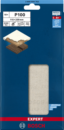 Bosch EXPERT M480 schuurnet 115×230 mm.