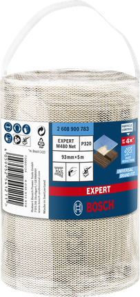 Bosch EXPERT M480 schuurnetrol 93 mm x 5 m P320.