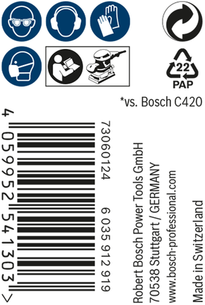 Bosch EXPERT M480 Schuurnetrol 115 mm 5 m G 320.
