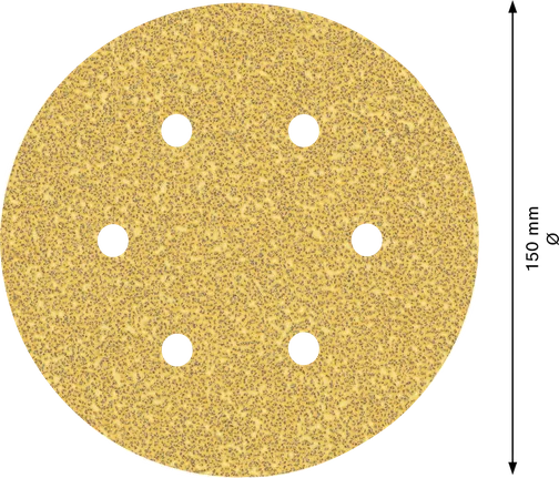 Bosch EXPERT C470 schuurpapier schijf 150mm 6 gaten.