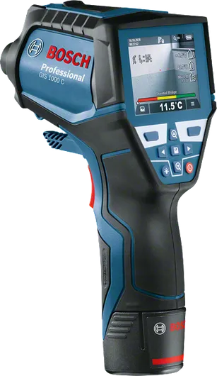 Bosch GIS 1000 C warmtedetector met display.