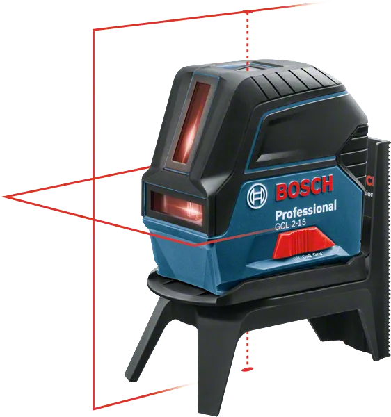 Bosch GCL 2-15 combi-laserwaterpas met zelfnivellering.