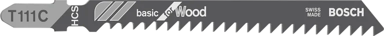 Bosch T111C decoupeerzaagblad voor basis houtbewerking.