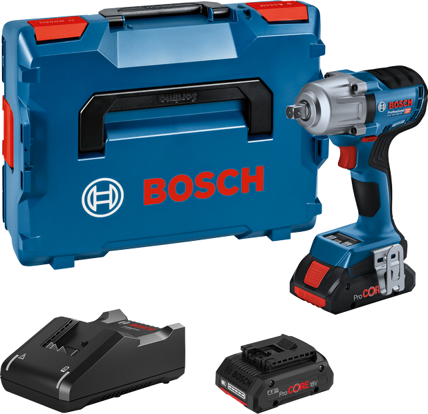 Bosch GDS 18V-450 accu slagschroevendraaierset.