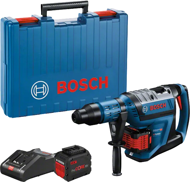 Bosch GBH 18V-45 C boorhamer met koffer en accu.