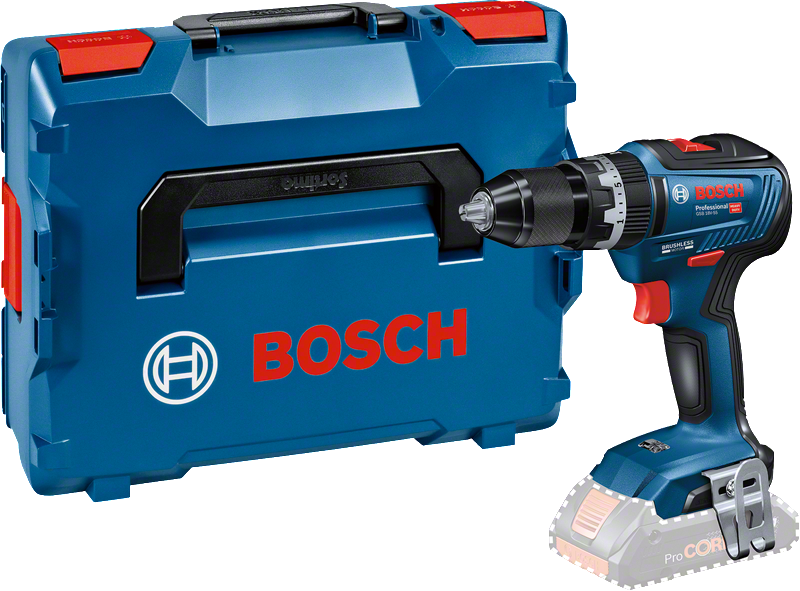 Bosch GSB 18V-55 accu-boormachine met koffer.