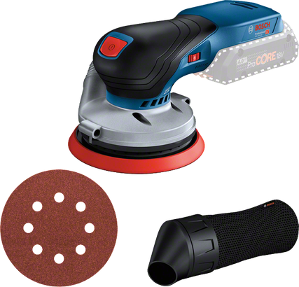 Bosch GEX 18V-125 accu excenterschuurmachineset.