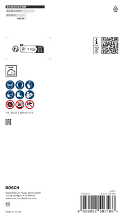 Bosch EXPERT diamantslijpkop voor beton, 150 mm, verpakking.