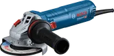 Bosch GWS 12-125 S haakse slijper met ergonomische zijhandgreep.