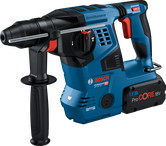 Bosch GBH 18V-28 C boorhamer met 8Ah accu.