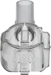 Bosch stofzuigeradapter van transparant plastic, 111 mm lang.