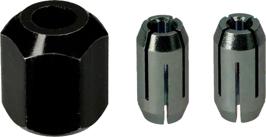 Bosch spantangset 3 mm en 6 mm voor rotatiegereedschap.