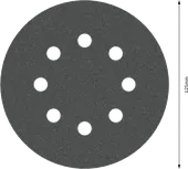 Bosch PRO F355 schuurschijf 125 mm G240 met 8 gaten.